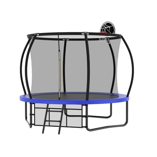 slide 2 of 9, Spacious Design Trampoline Solid Base Structure, Safety Pad For Kid Kids