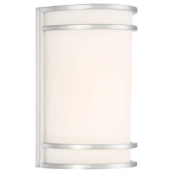 slide 2 of 7, Lola Wall Sconce - Brushed Steel