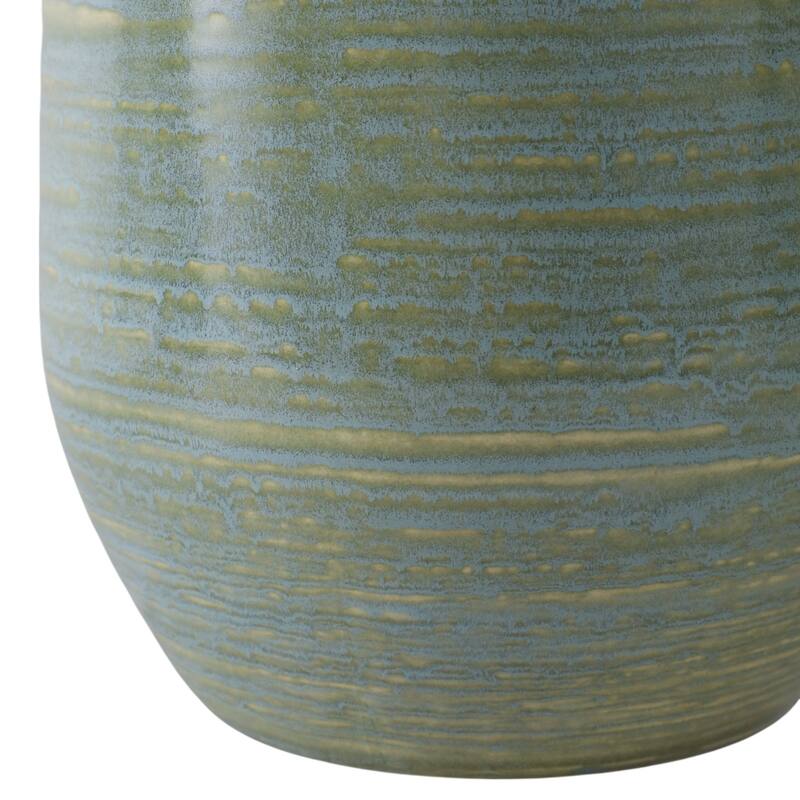 Decorative Vase - Green Ceramic Minimalist