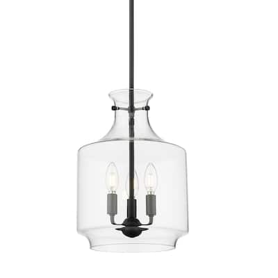 Millennium Lighting 22803 Mahannah 3 Light 11" Wide Taper Candle