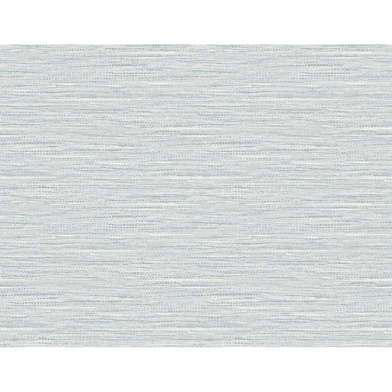 DuPont Tedlar Braided Faux Jute High Performance Vinyl Unpasted Wallpaper - 27 in. W x 27 ft. L - Blue Mist
