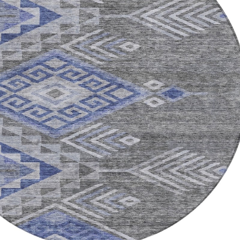 HomeRoots Southwestern Transitional Rectangle Outdoor Rug