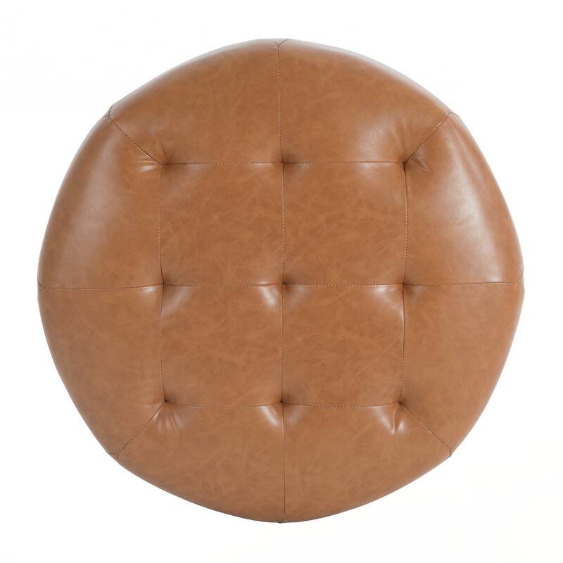 Upholstered Round Ottoman