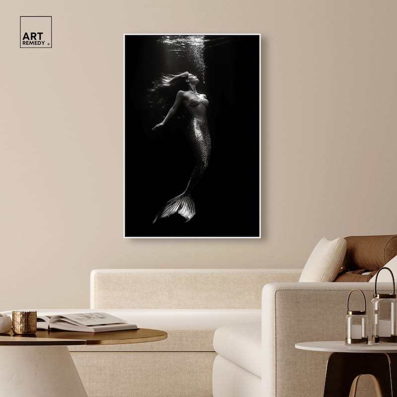 Mermaid Deep Canvas by Art Remedy