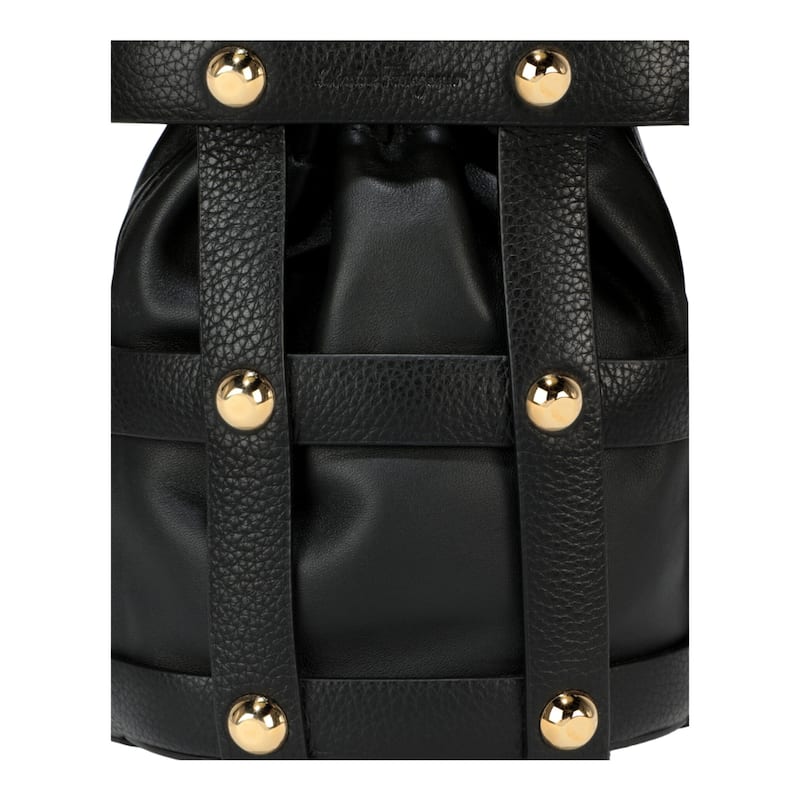 Ferragamo Stud Cage Bucket Bag