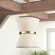 preview thumbnail 13 of 29, Modern Farmhouse Boho Chandelier for Dining Room in Gold or Black Ivory