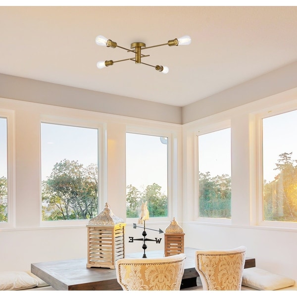 Xavier 4 hot sale light flush fitting