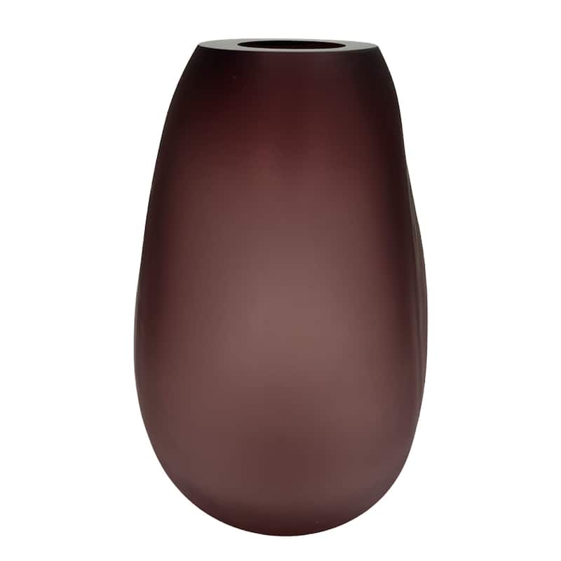 Premium Contemporary Glass Vase in Purple