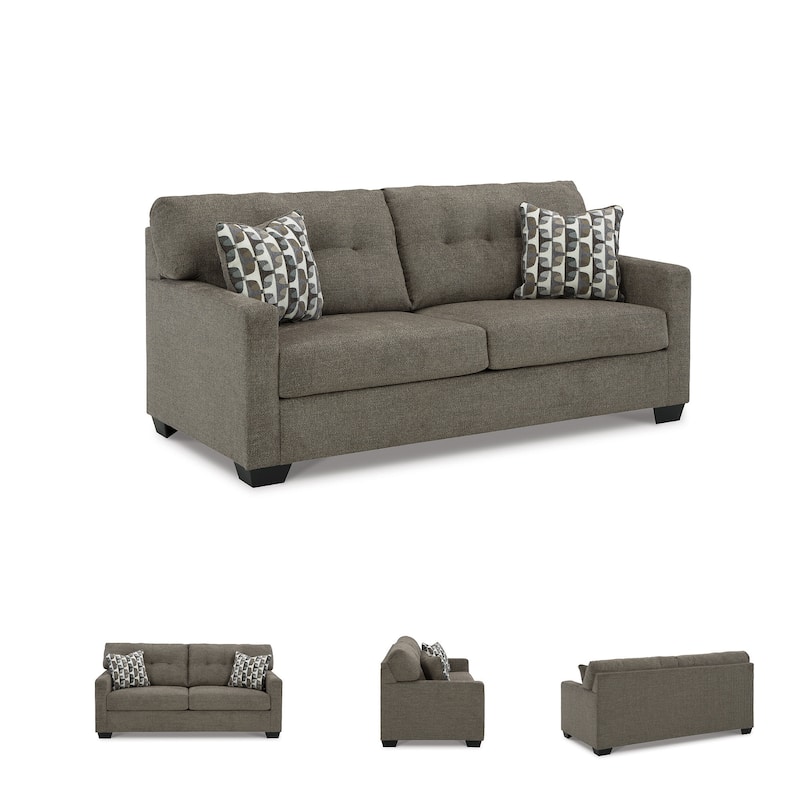 Signature Design by Ashley Mahoney Chocolate Full Sofa Sleeper - 75" W x 38" D x 37" H