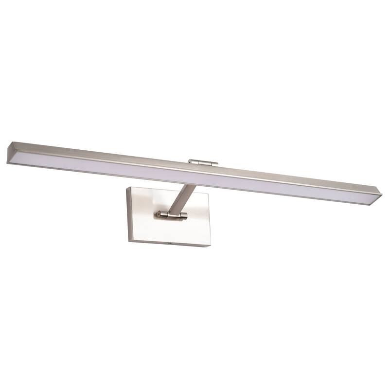 Hazel 3 Foot LED Picture Light 3 CCT Selectable Brushed Nickel Finish Acrylic Lens - Brushed Nickel - Brushed Nickel