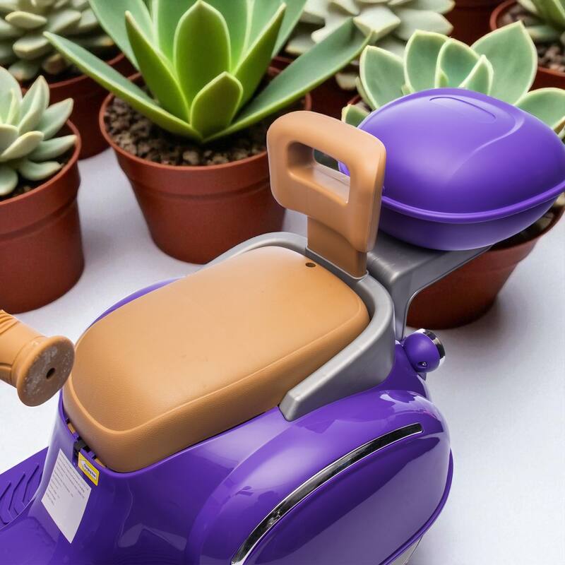 12V Three-Wheeled Kids Electric Motorcycle with LED Lights, Dual Motor, Spacious Storage, Bluetooth, for 3-6 Years