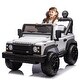 preview thumbnail 21 of 58, 24V Licensed Land Rover Defender Ride On Car for Kids, Remote Control, Four-Wheel Suspension, Music, LED Lights White