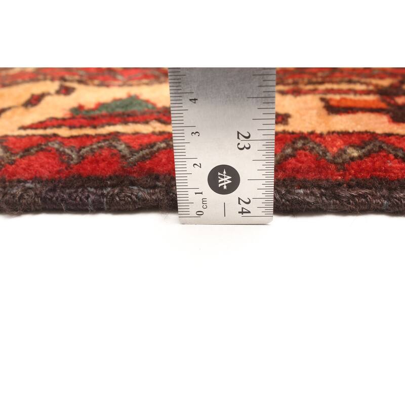 ECARPETGALLERY Hand-knotted Teimani Red Wool Rug - 2'9 x 4'0