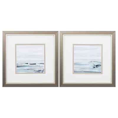 Sunkissed Horizons S/2 Framed Art Under glass