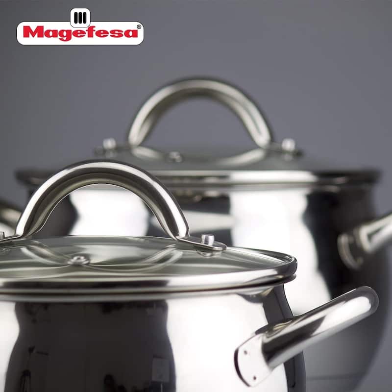 Magefesa Kuchen Stainless Steel 9-piece Cookware Set