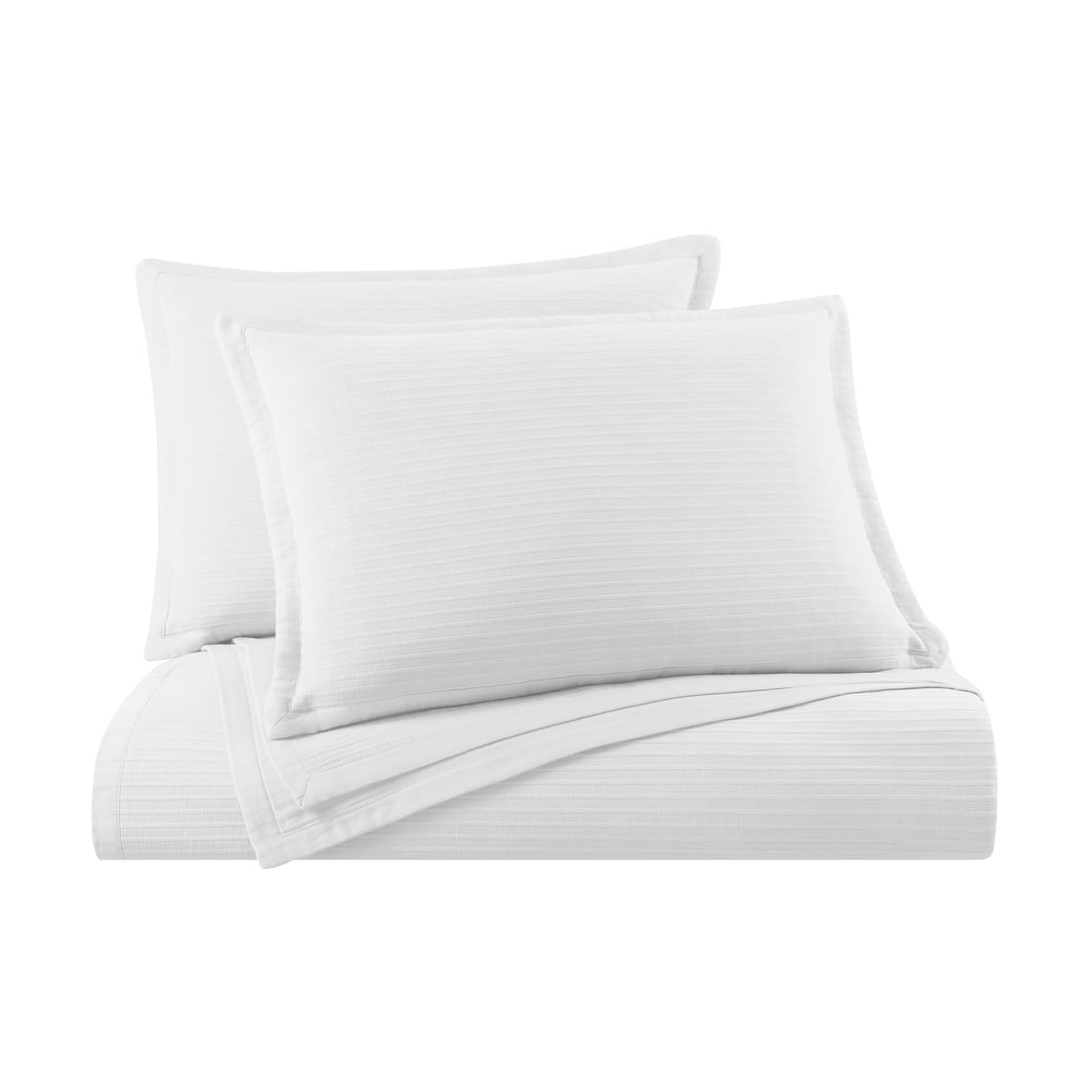 Clean Design Home Homestead White Coverlet Set