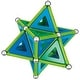 preview thumbnail 5 of 3, Geomag Classic Panels Magnetic Building Set, Green Line Color, 114 Pieces