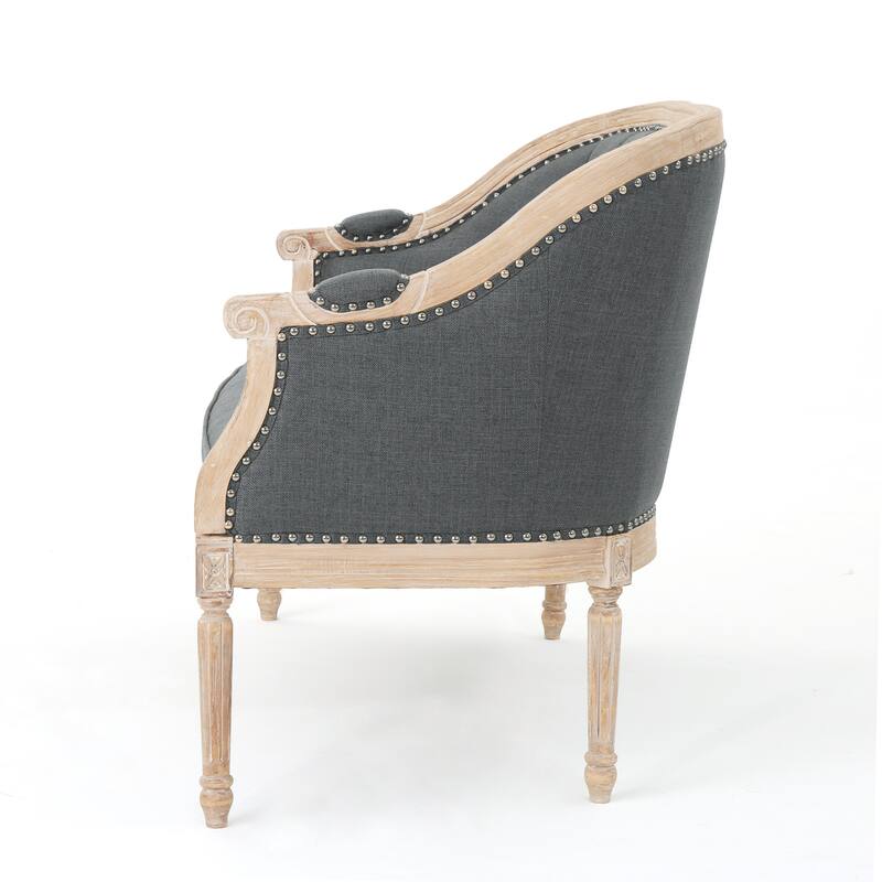 Loveseat Sofa Couch Accent Sofa Couch with Scrolled Armrests