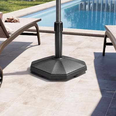30-lb Outdoor Patio Umbrella Stand Base Holder Black