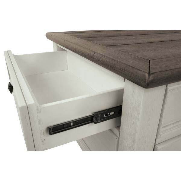 Shop Ashley Furniture T637 20 Lift Top Two Tone Antiqued Finish