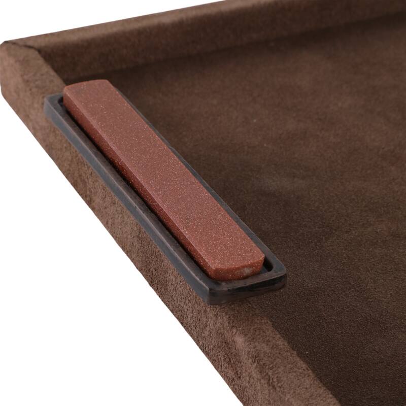 Wood Metal Modern Serving Tray with Handles Home Decor - 2" Brown - 19" x 12" x 2"