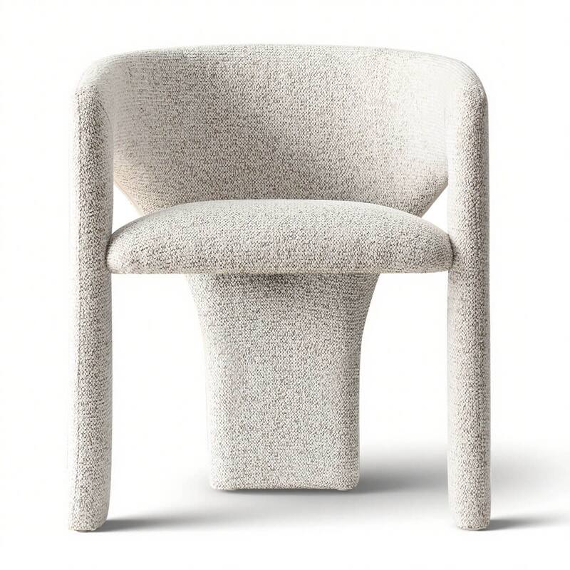 Modern Upholstered Dining Chair with Arm