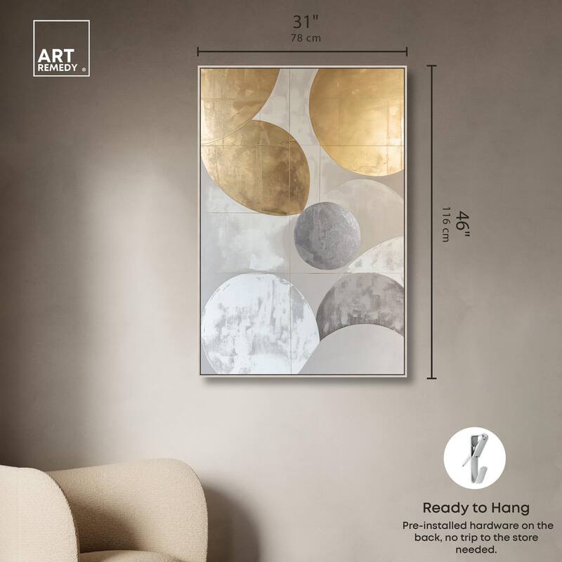 Golden Sequence II Canvas by Art Remedy