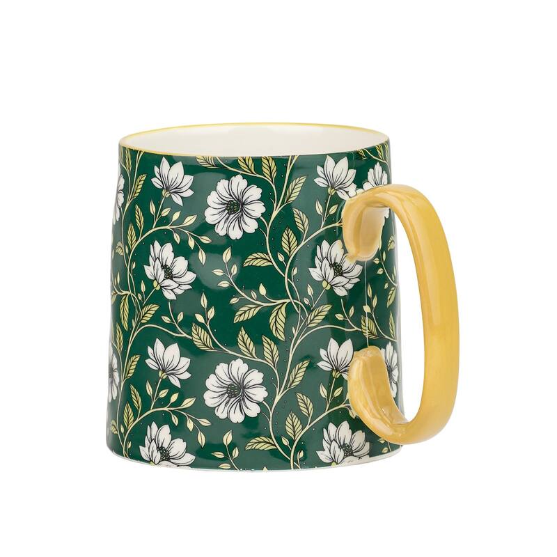 10 Strawberry Street Bella Flora Mugs, Set of 4
