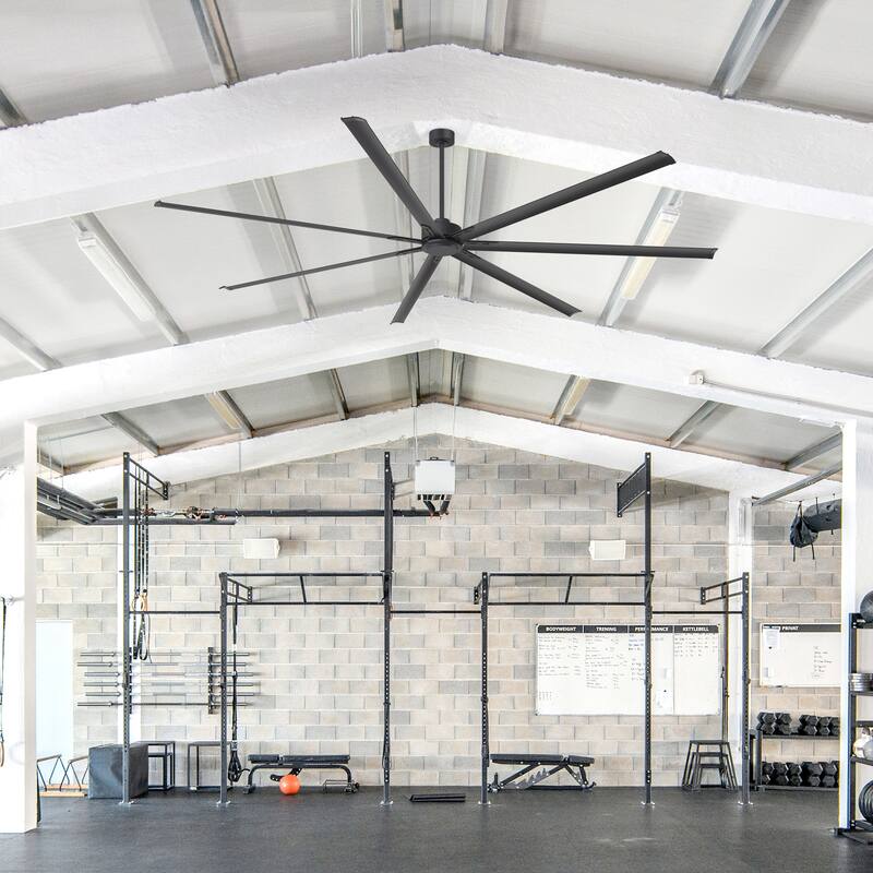 72"/84"/96"/120"/144" Extra Larger HVLS Commercial Ceiling Fan with Remote and Aluminum Blades