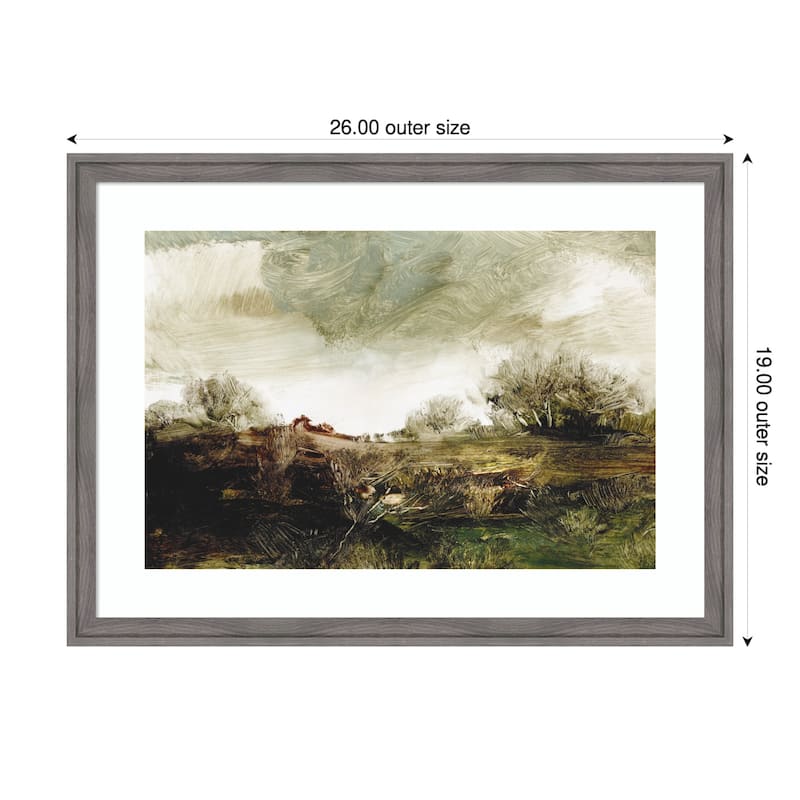 Hound Tor by Dan Hobday Wood Framed Wall Art Print