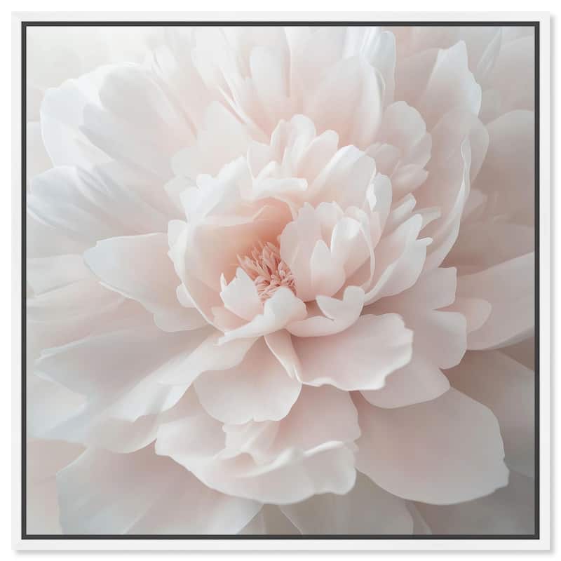 Delicacy and Fragility I Canvas by Art Remedy - White - 12" x 12"