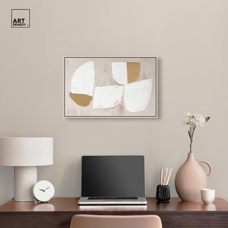 Gilded Cairn III Canvas by Art Remedy