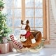 preview thumbnail 8 of 8, Kids Rocking Horse with Plush Fabric, Soothing Lullaby, Soft Comfortable Seat, and Secure Design for Safe Play