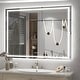 preview thumbnail 9 of 52, LED Bathroom Vanity Mirror Wall Mounted with Double Light Strip, 3-Color Dimmable, Anti-Fog, HD Tempered Glass, UL-Listed, ETL