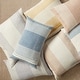 preview thumbnail 5 of 19, Seine Indoor/ Outdoor Striped Pillow
