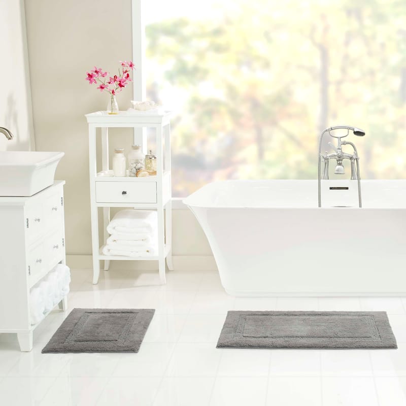 Nautica Peniston 2 Piece Cotton Bath Rug Set