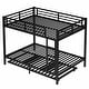 preview thumbnail 41 of 51, Metal Bunk Bed with Twin Size Trundle