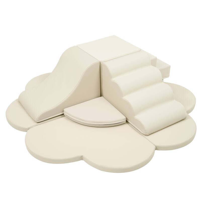 Soft Foam Block Play Structures Climbers for Child Development, 6-Piece Baby Foam Climbing Foam, Climbing Activity Play Set