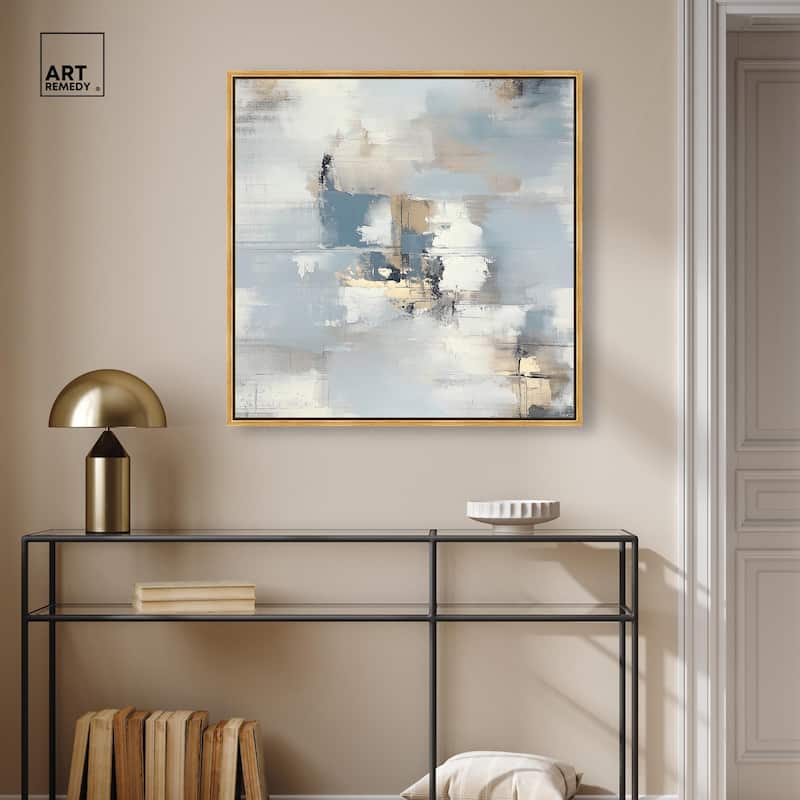Morning Mist Over the Water Canvas by Art Remedy