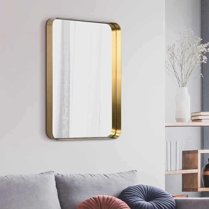 Ultra Stainless Steel Rectangular Wall Mirror
