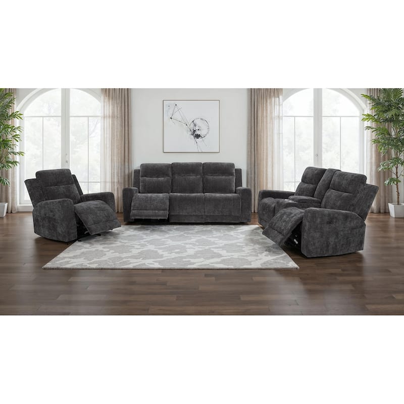 Kennett Chenille Power Reclining Sofa Set