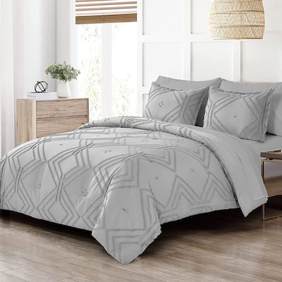Shatex Tufted Comforters Bedding Set