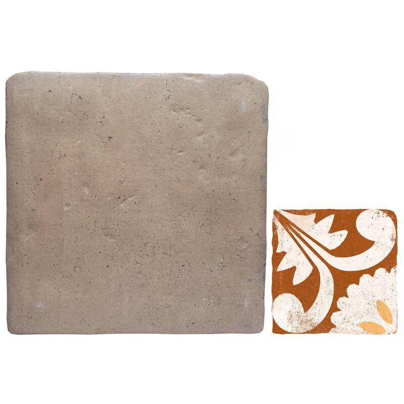 Merola Tile Benisa Marelle Teja with Aida Taco 11-7/8" x 17-3/4" Porcelain Floor and Wall Tile - Case (22 Tiles)