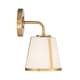 preview thumbnail 2 of 3, Fulton 1 Light Antique Gold Wall Mount - 6.25'' W x 10.25'' H x 7.25'' D