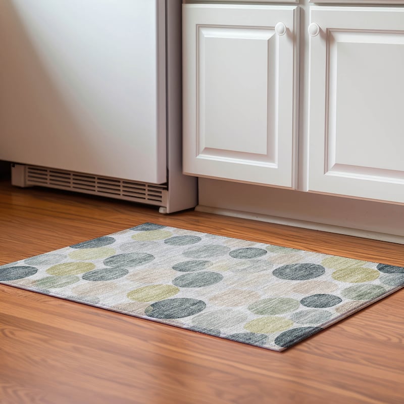Premium Washable Super Soft Mayfield Rug - Gray - 1'8" x 2'6"