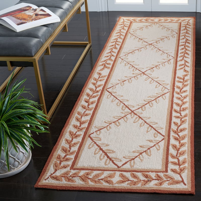 SAFAVIEH Handmade Easy Care Risa Oriental Trellis Rug