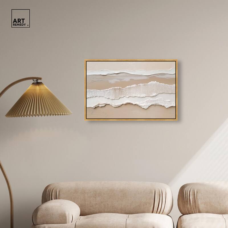 Textured Sea II Canvas by Art Remedy