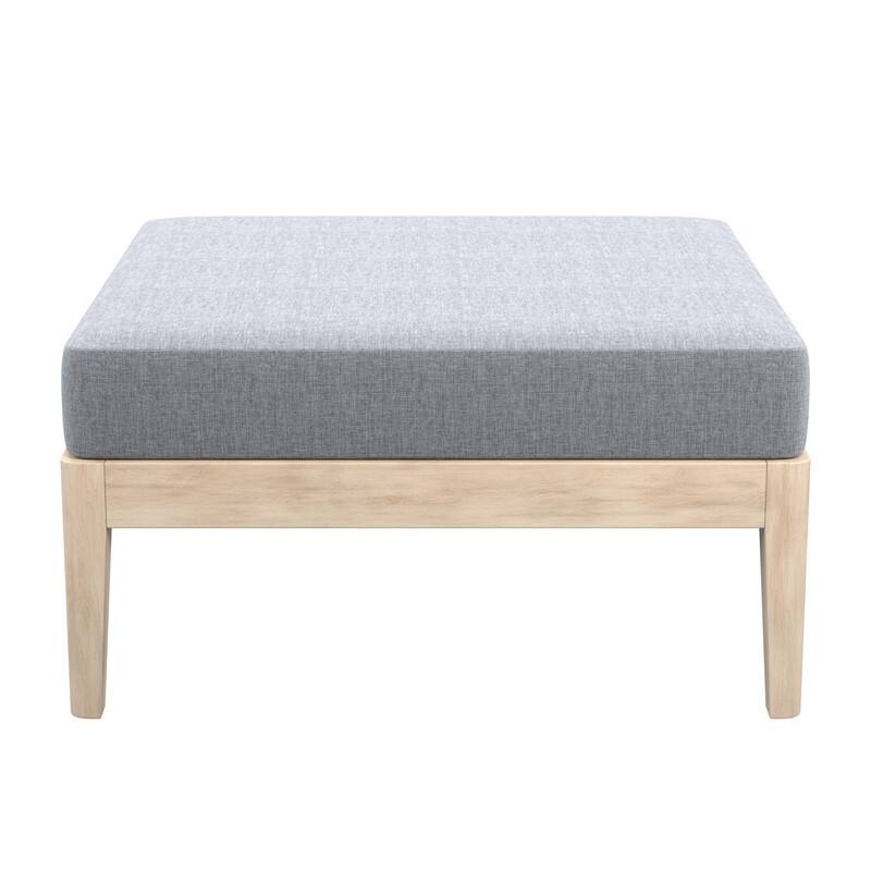 Sayre Outdoor Ottoman - Natural