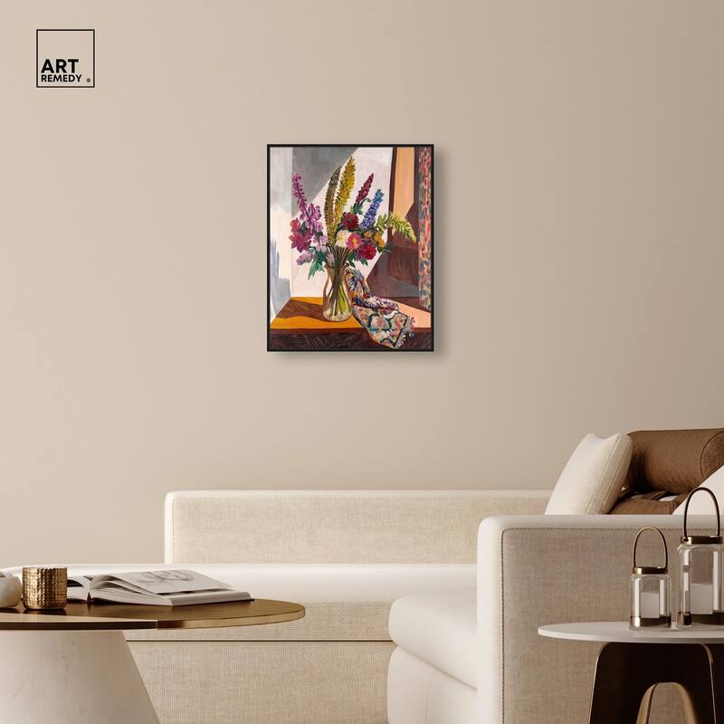 Warm Tones and Blooms Canvas by Art Remedy