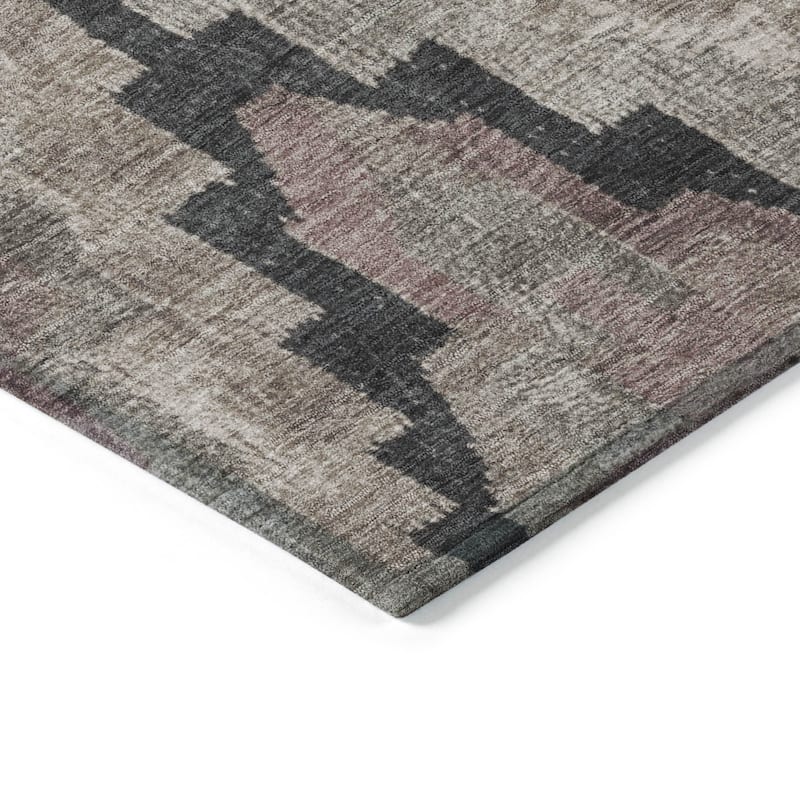HomeRoots Aztec Transitional Rectangle Outdoor Rug